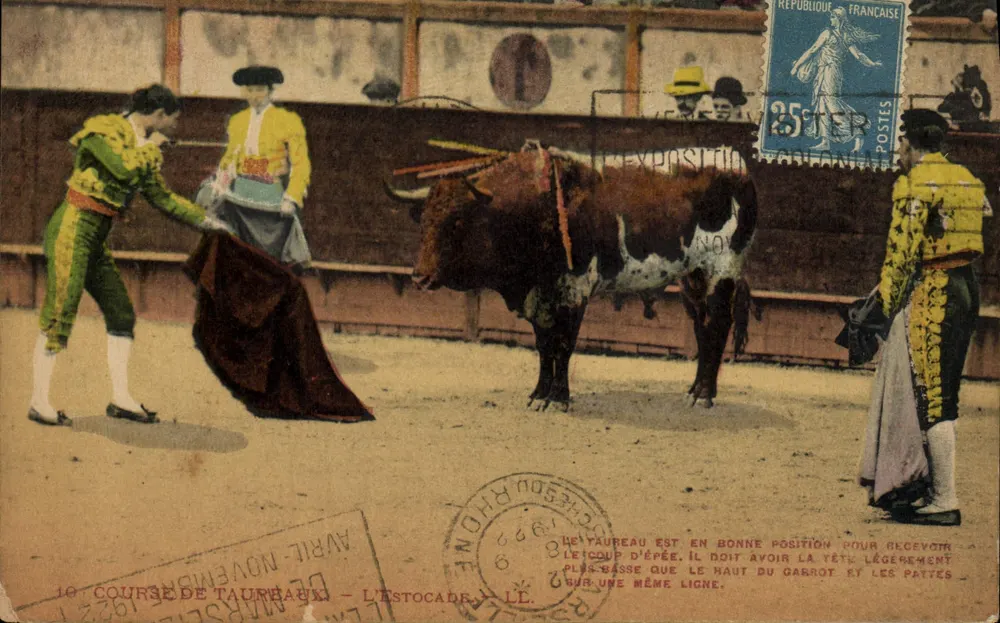 Corrida de touros — L'Estocade — LL - Frente
