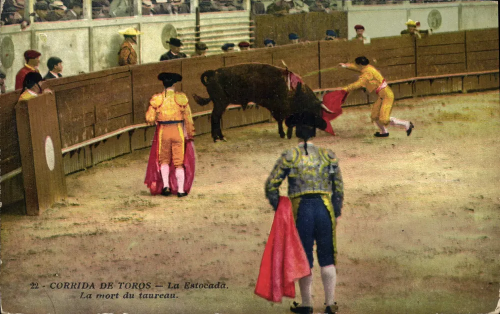 Corrida de Toros — Der Tod des Stiers — G. Lemaître & Cie, Nice - Vorderseite