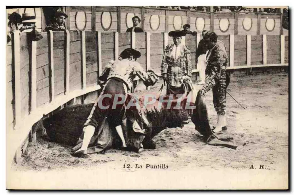 A Puntilla — cena de tauromaquia — A. R. n° 12 - Frente
