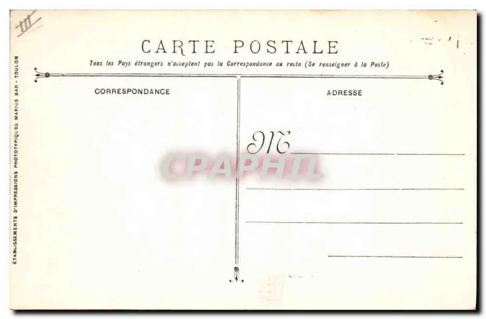 Panzerkreuzer Victor Hugo — Marine Militaire Française — Nr. 79 - Rückseite