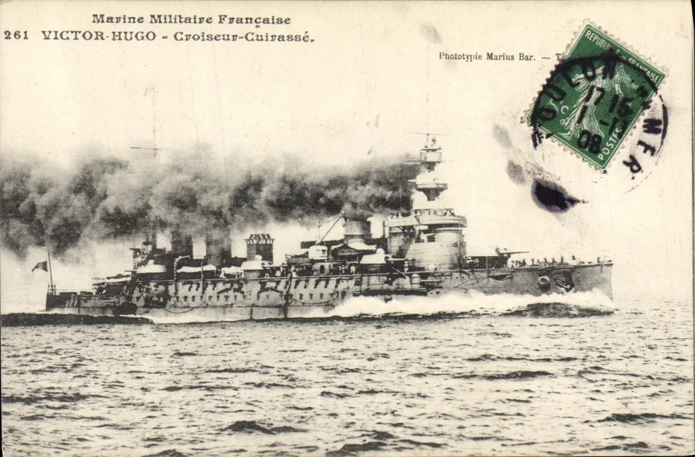 Victor Hugo - Kreuzer-Panzerschiff — Französische Marine — Phototypie Marius Bar, n°261 - Vorderseite
