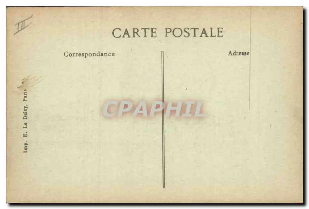 Marine Nationale — "VÉRITÉ" — Schlachtschiff der Flotte, 14.868 Tonnen — Verlag B.D. - Rückseite