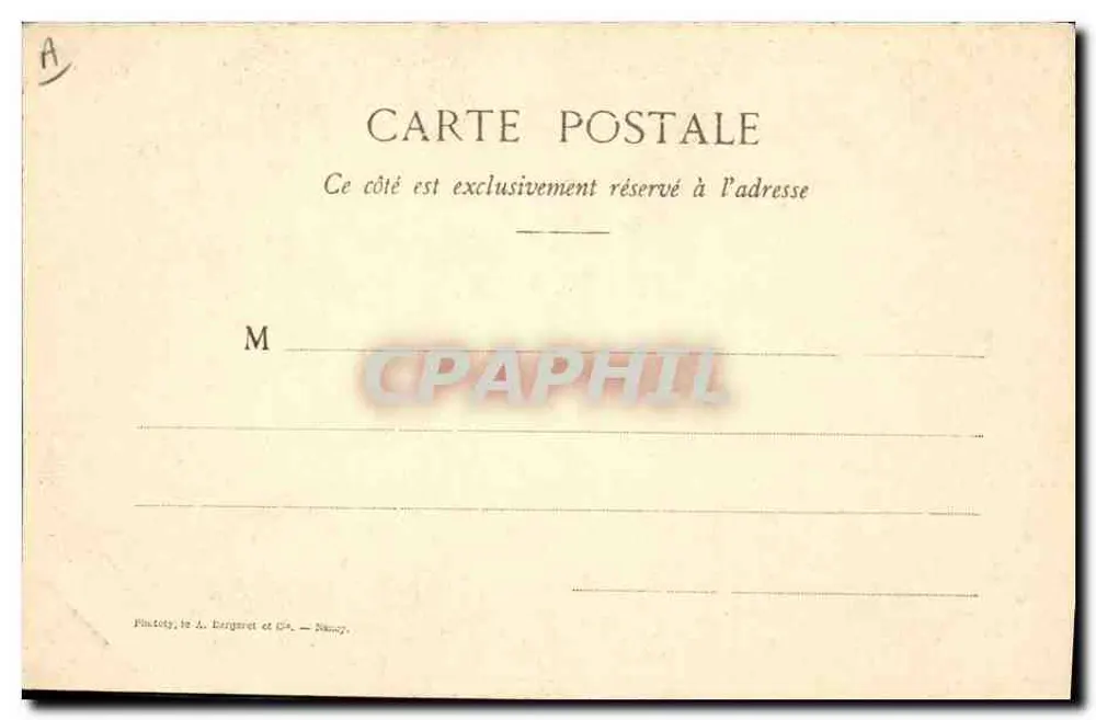 Mulher em vestido de renda — Les Dentelles — Fototipia A. Bergaret et Cie, Nancy - Verso