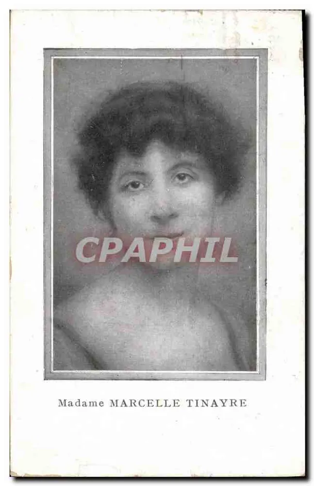 Madame Marcelle Tinayre — retrato — Librairie Lévy, Paris - Frente