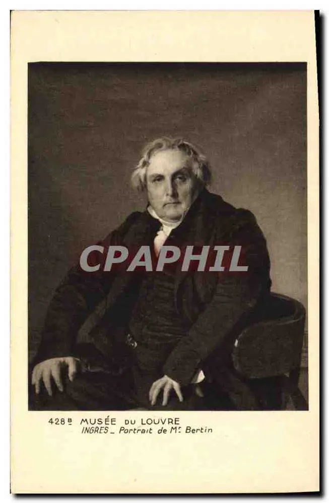 Ritratto del signor Bertin — Ingres — Museo del Louvre — n° 428 - Recto