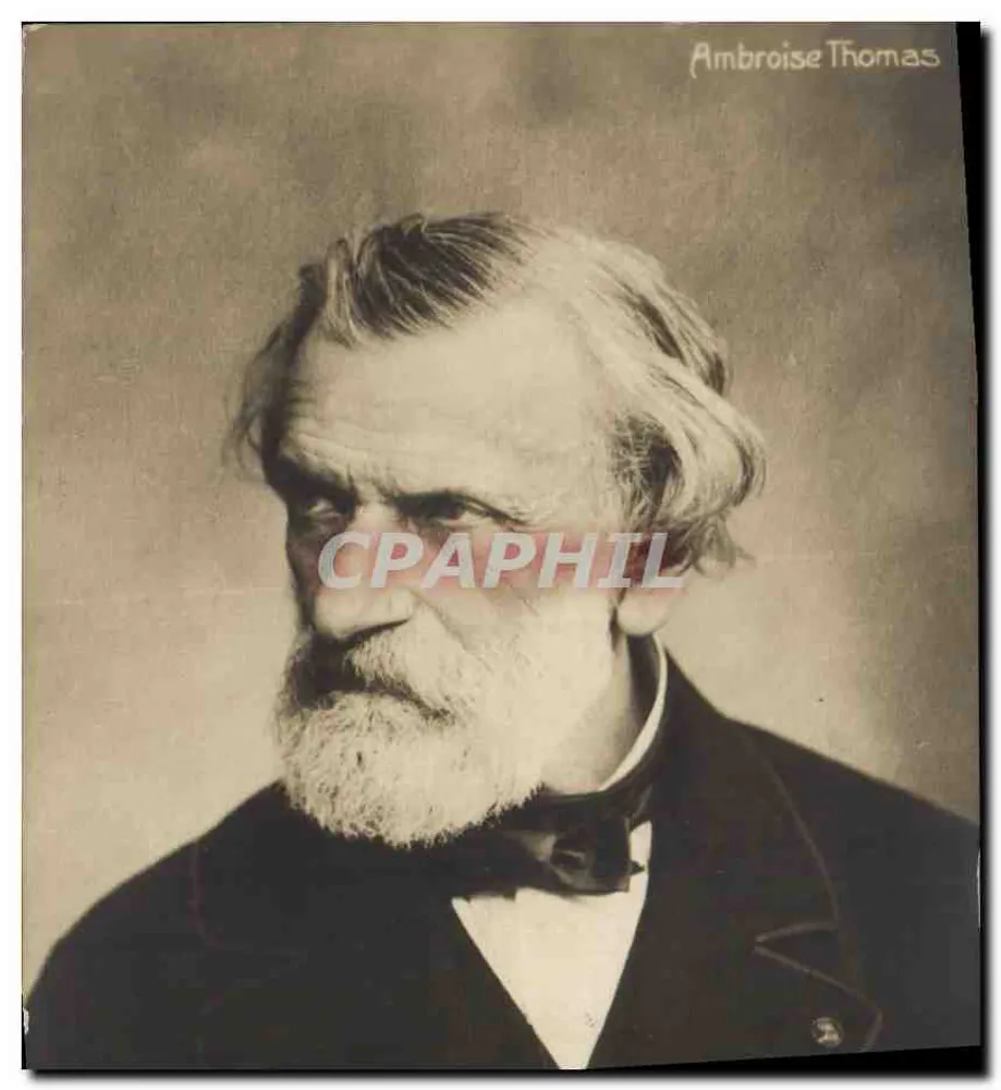 Ambroise Thomas — retrato — Breitkopf & Härtel, 64 Great Marlborough Street, London W - Frente