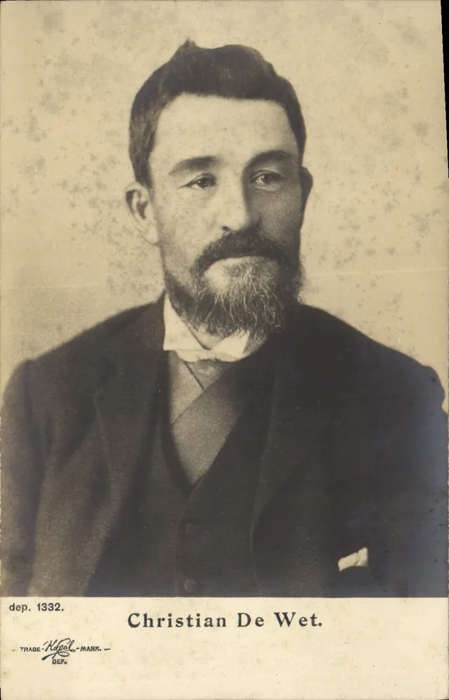 Christian De Wet — retrato — Trade-Kapal, dép. 1332 - Frente