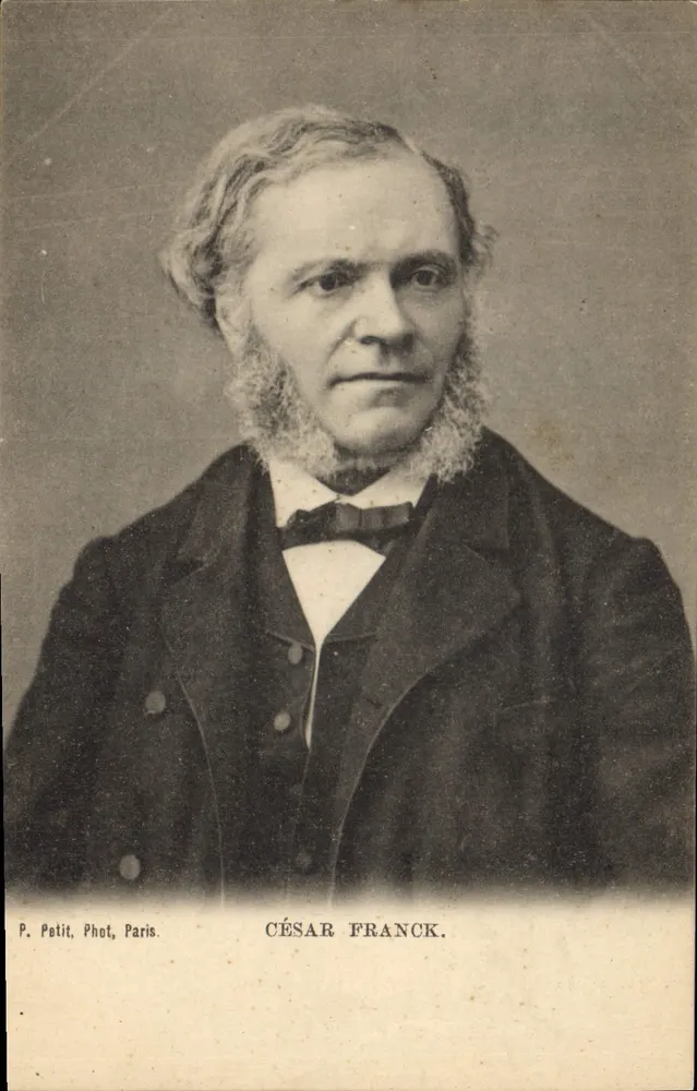 César Franck — portrait — P. Petit, Phot. Paris - Recto