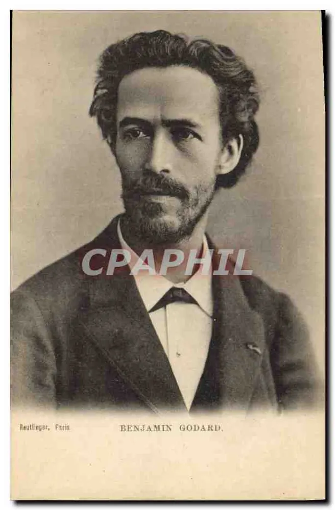 Benjamin Godard — Retrato — Reutlinger, Paris - Frente