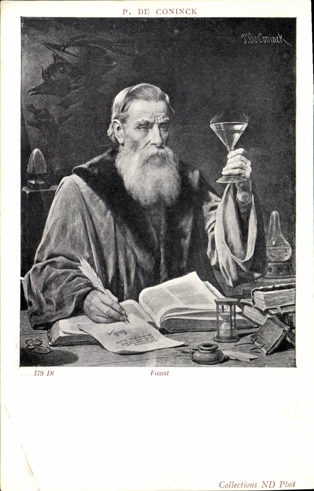 P. De Coninck — Faust — Collections ND Phot - Frente