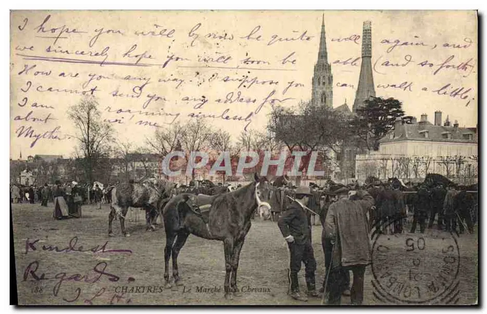 Chartres — Der Pferdemarkt — unbekannter Verlag, Nr. 188 - Vorderseite