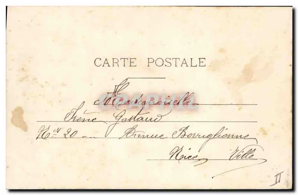 Gigot les Soucie — Karnevals-Szene — AN. Paris Nr. 275 - Rückseite