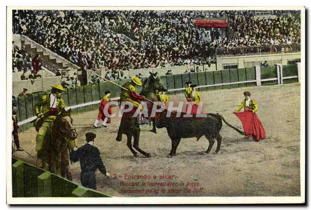 Entrando a picar — Corrida de Toros n. 71 m. — Editor não visível - Frente