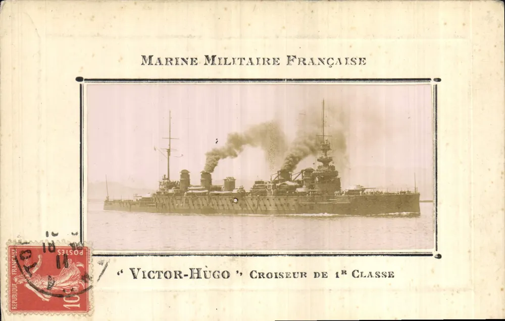 Kreuzer Victor-Hugo — Kreuzer der 1. Klasse — Französische Marine - Vorderseite