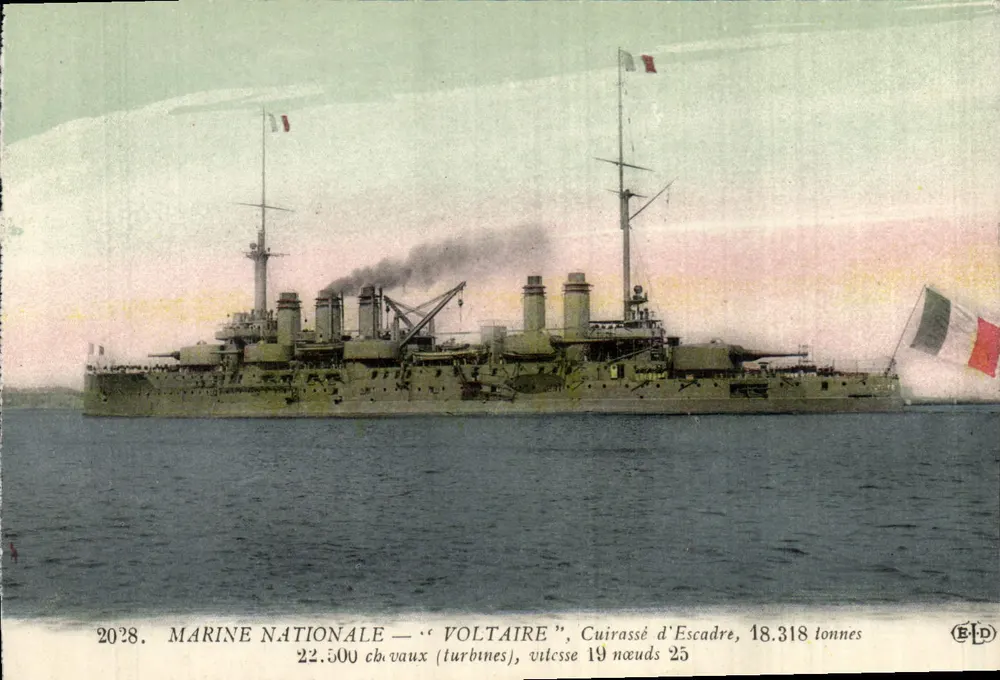 Schiff 'Voltaire' — Marine Nationale — Verlag ELD, Nr. 2028 - Vorderseite