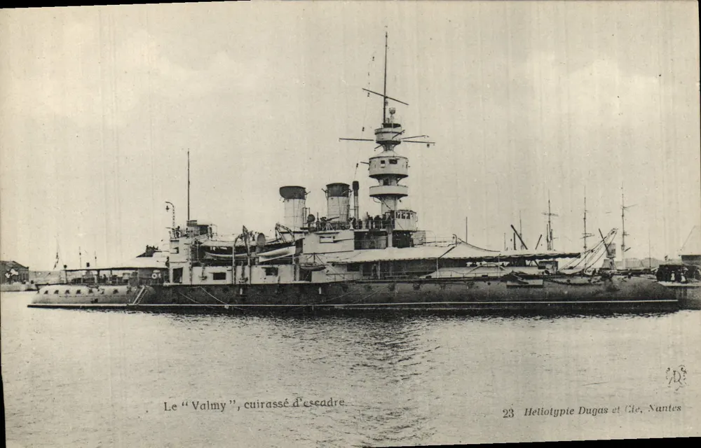 Der "Valmy", Schlachtschiff der Flotte — Héliotypie Dugas et Cie, Nantes, n°23 - Vorderseite