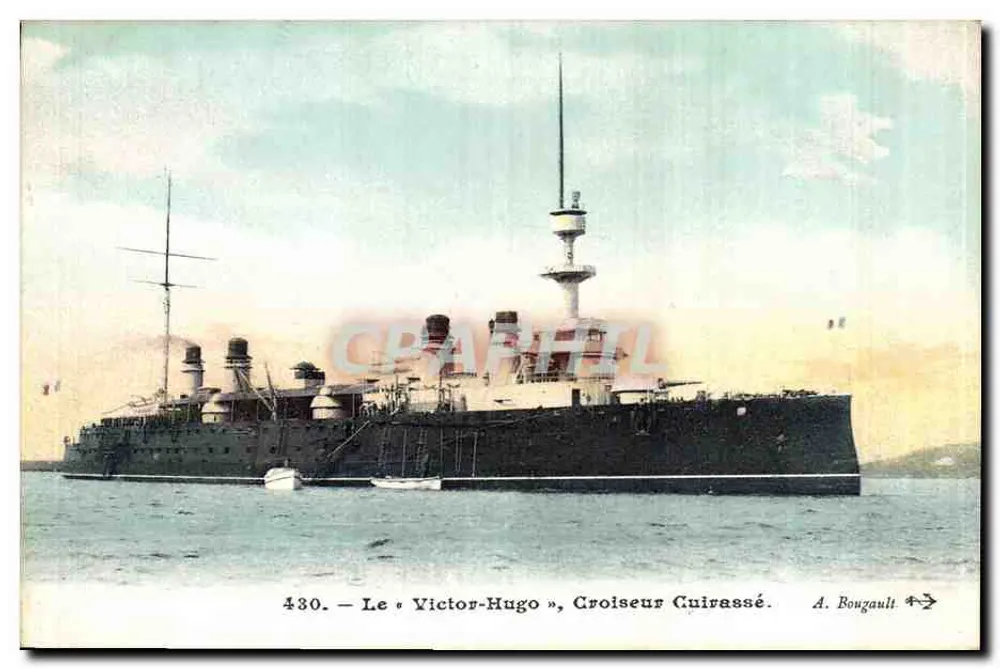 Der « Victor-Hugo », Panzerkreuzer — A. Bouzault, n° 430 - Vorderseite