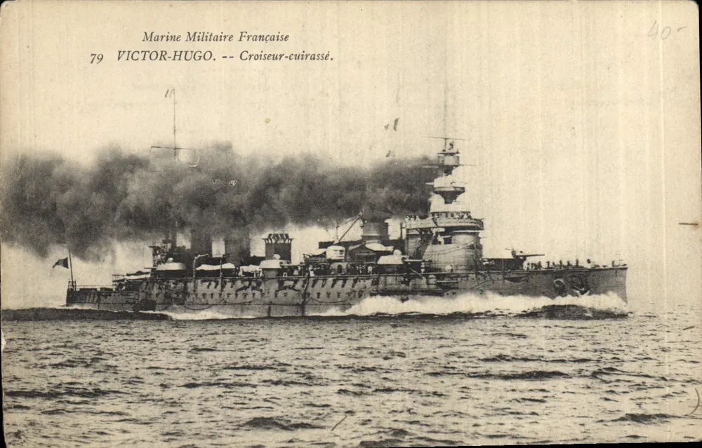 Victor-Hugo — Kreuzer-Panzerkreuzer — Französische Marine - Vorderseite