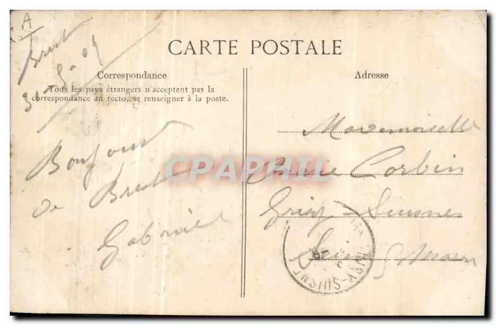 Der Panzerkreuzer "Victor Hugo" — Sammlung H. Laurent Porr-Louis — n° 2757 - Rückseite