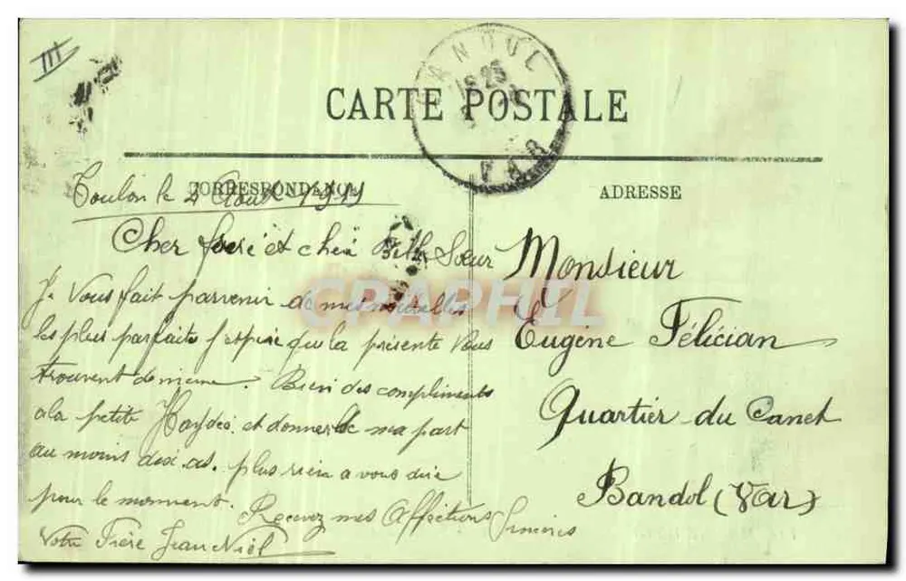 Marine de Guerre — Le "Voltaire", Cuirassé de 1er Rang — LL. — N°79 - Verso