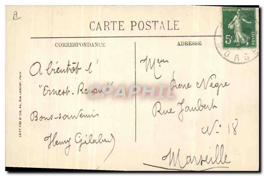 Marineflotte — "Verité", Schlachtschiff erster Klasse — LL. — n° 68 - Rückseite