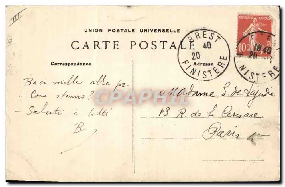 Kleidung von Anne de Bretagne — 1. Preis des Wettbewerbs in Rennes — Sammlung Villand, Quumper - Rückseite