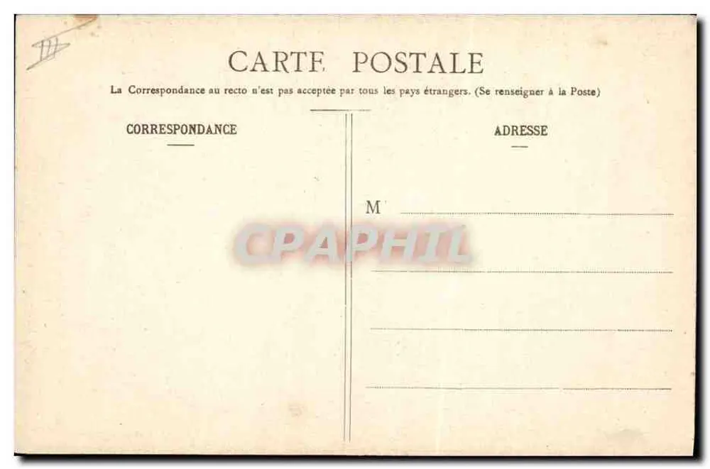 De Coiffes Bretonnes — Meisje — Collectie E. Fillette, nr. 1001 - Achterkant