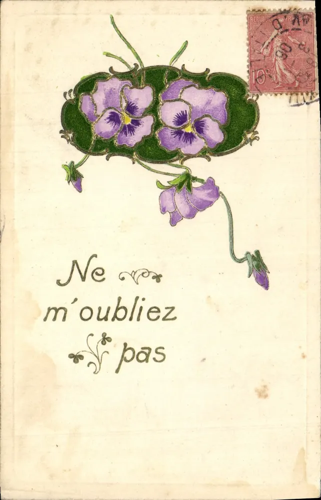 Violettes — Nie zapomnijcie o mnie — wydawca nieznany - Awers