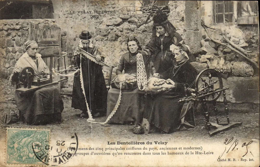Die Dentellières von Velay — "Le Velay Illustré" n°282 — Cliché M. B. - Rep. int. - Vorderseite