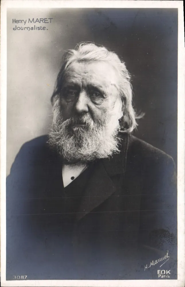 Henry MARET — Jornalista — H. Manuel, EOK Paris, n°3087 - Frente