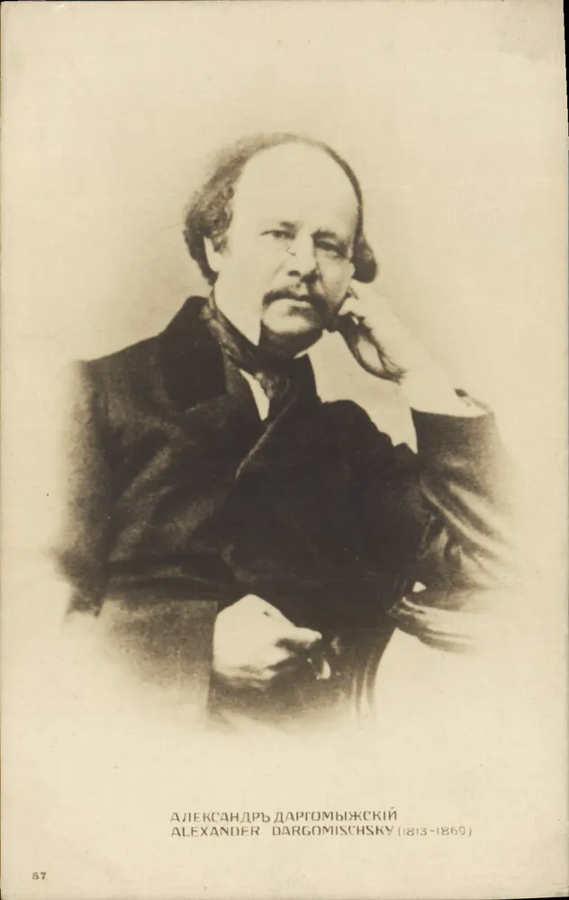 Alexander Dargomyzhsky (1813-1869) — retrato — editor desconhecido, n° 87 - Frente