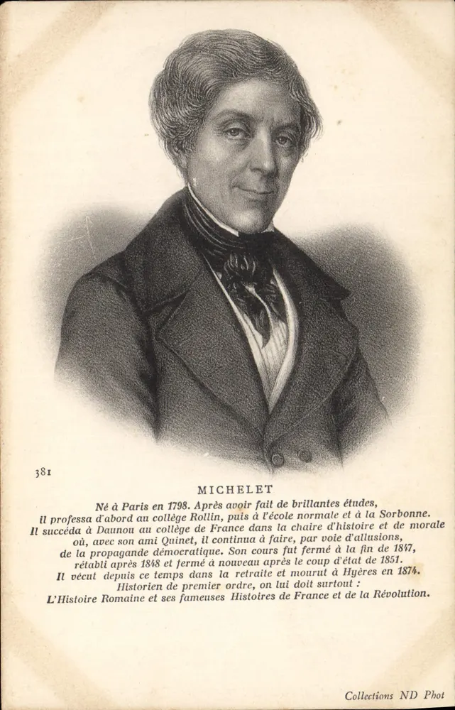 Michellet — Historien de premier ordre — Collections ND Phot - Frente