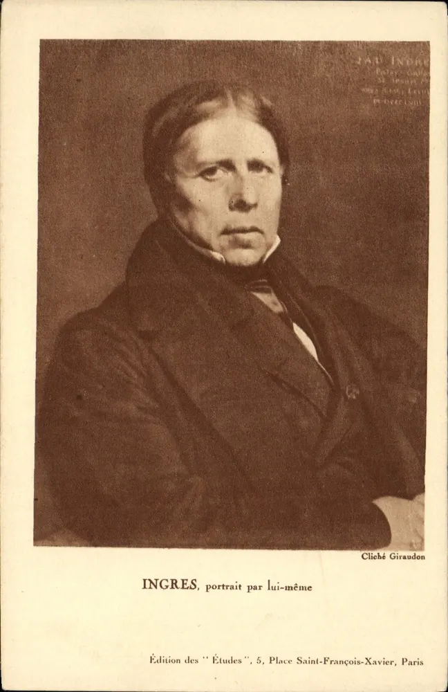 Ingres, retrato por ele mesmo — Edição das 'Études', 5, Place Saint-François-Xavier, Paris - Frente