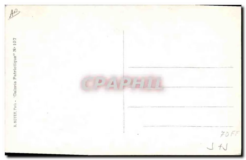 Turpin — Der berühmte Erfinder der Melinit und anderer Sprengstoffe in seinem Laboratorium — A. NOYER, Paris, Nr. 107 - Rückseite