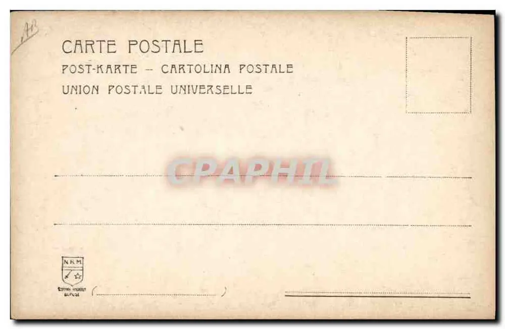 Camillo Cavour — retrato — N.R.M. n° 2108 - Verso