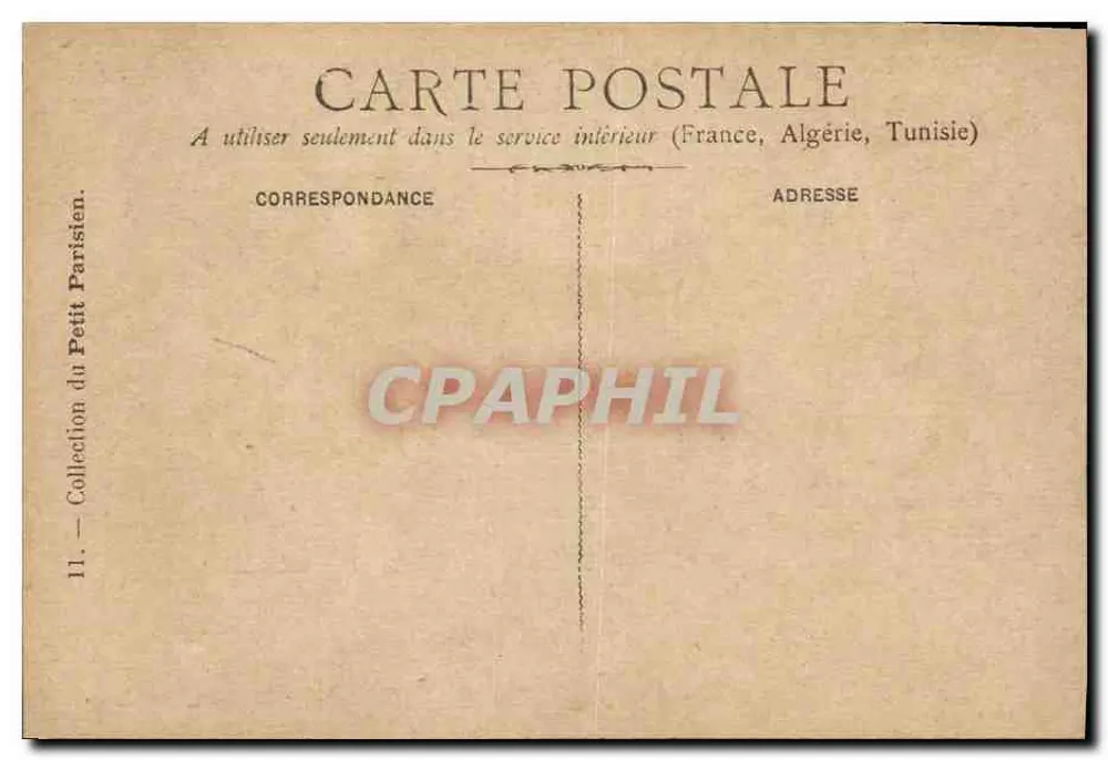 Frau im spanischen Kostüm — Der spanische Fächer — Collection du Petit Parisien, n°11 - Rückseite