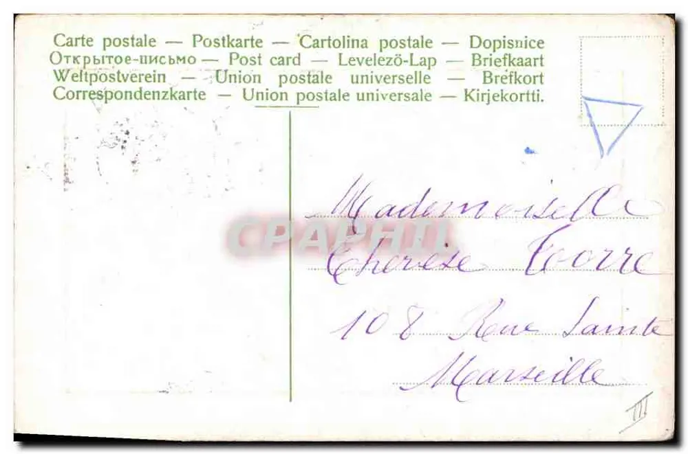 Frohes Neues Jahr 1906 — Violets und Kleeblatt — Verlag nicht sichtbar - Rückseite