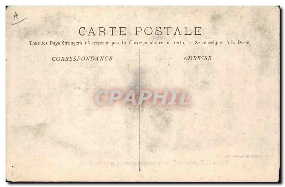Stierkampf - Stier, der nach seinem Tod von einem Maultierzug gezogen wird — Phototypie E. Lacour - Marseille - Rückseite
