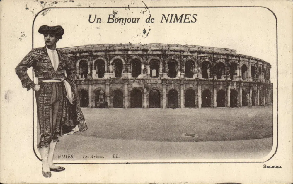 Nîmes — Die Arenen — SELNOTA - Vorderseite