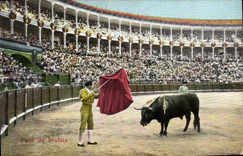 Pase de Muleta — Corrida — editor não identificado, número de série não visível - Frente