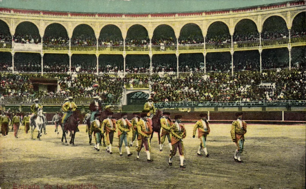 Entrada de la cuadrilla — Stierkampf-Show — Verlag A. J. B. L. C. F. J. A. (Serie 1870) - Vorderseite