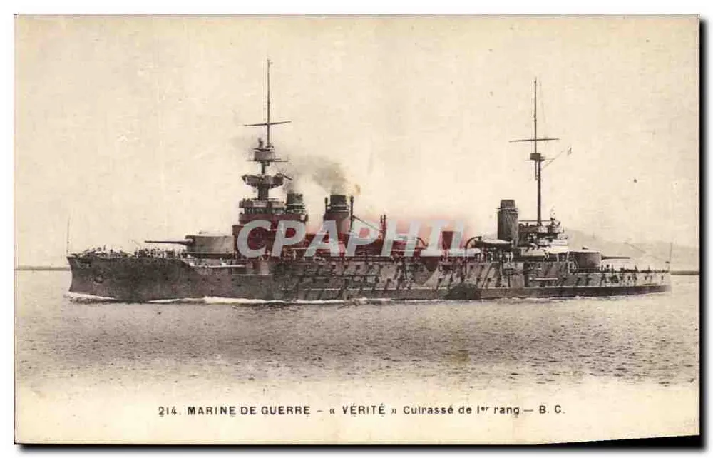 Kriegsmarine — « Vérité » — Kugelgeschütz erster Klasse — B.C. - Vorderseite