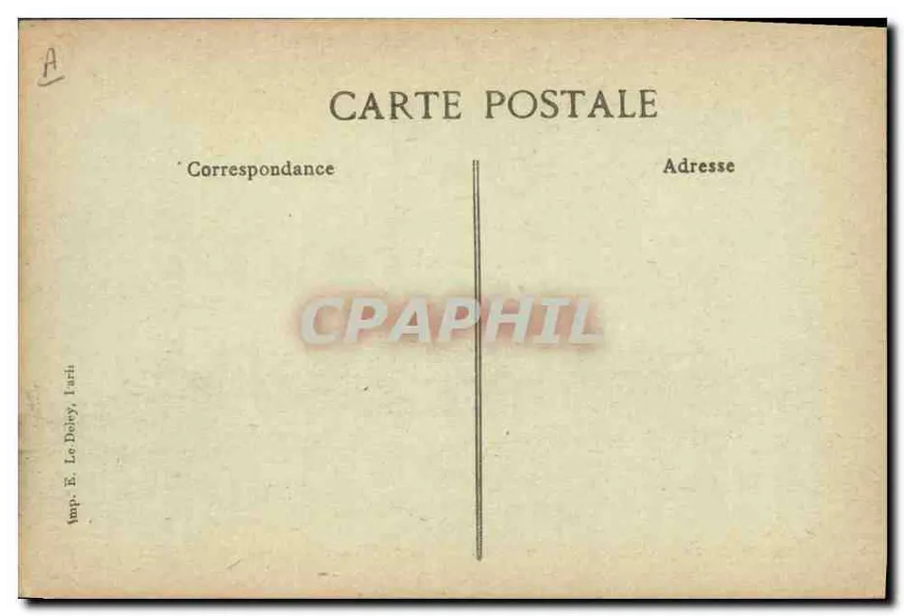 Nationalflotte — "VERGNIAUD" — Schlachtschiff der Flotte, 18.318 Tonnen — Verlag EDP, n°10 - Rückseite