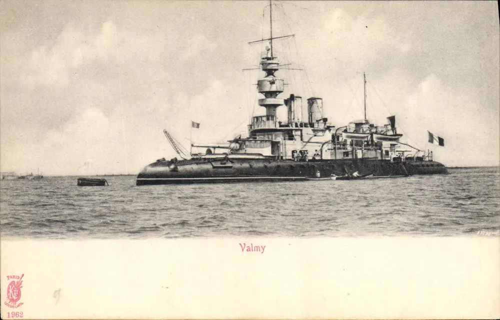 Navio de guerra Valmy — Paris, 1962 — Paris-Éditions - Frente