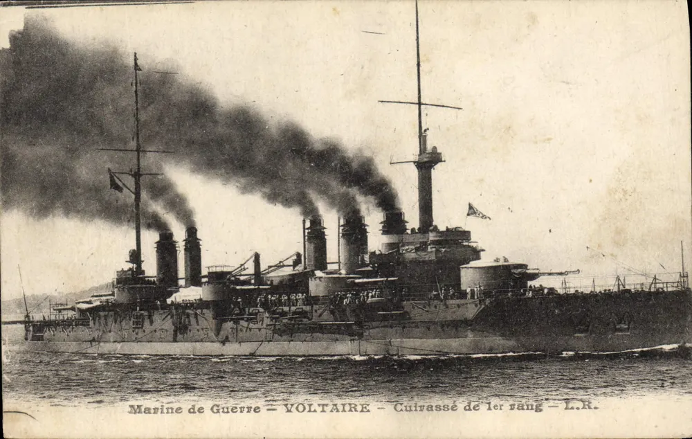 Marinekrieg - VOLTAIRE - Schlachtschiff erster Klasse - L.R. - Vorderseite