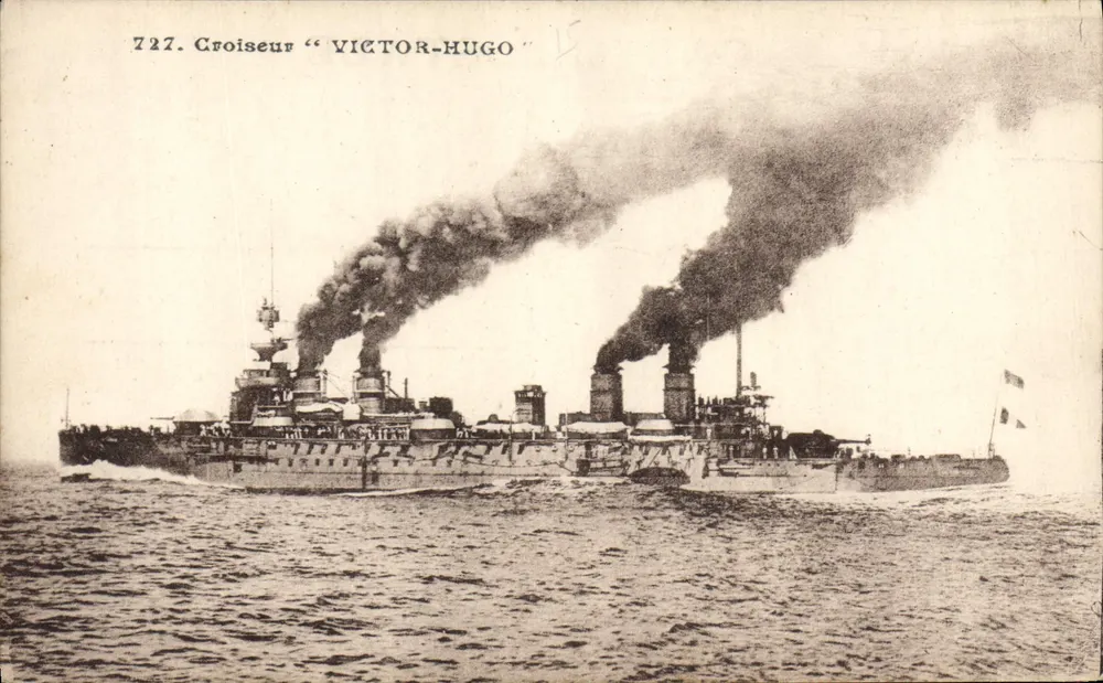 Kreuzer "Victor-Hugo" — Serie 727 — Verleger nicht sichtbar - Vorderseite