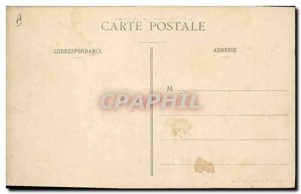Der Kreuzer-Panzerschiff "Vérité" — Sammlung H. Laurent, Port-Louis - Rückseite