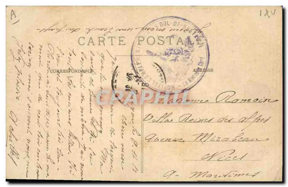 Costa da Esmeralda - A Coiffe - DOL-de-BRETAGNE - 108 - Verso