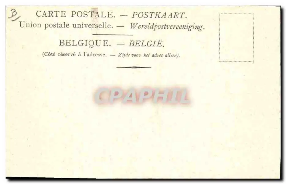 Wiederbelebung eines Nationalen Künsts — Mechelen — 1902 — Mlle VAN COSTENOBLE - Rückseite