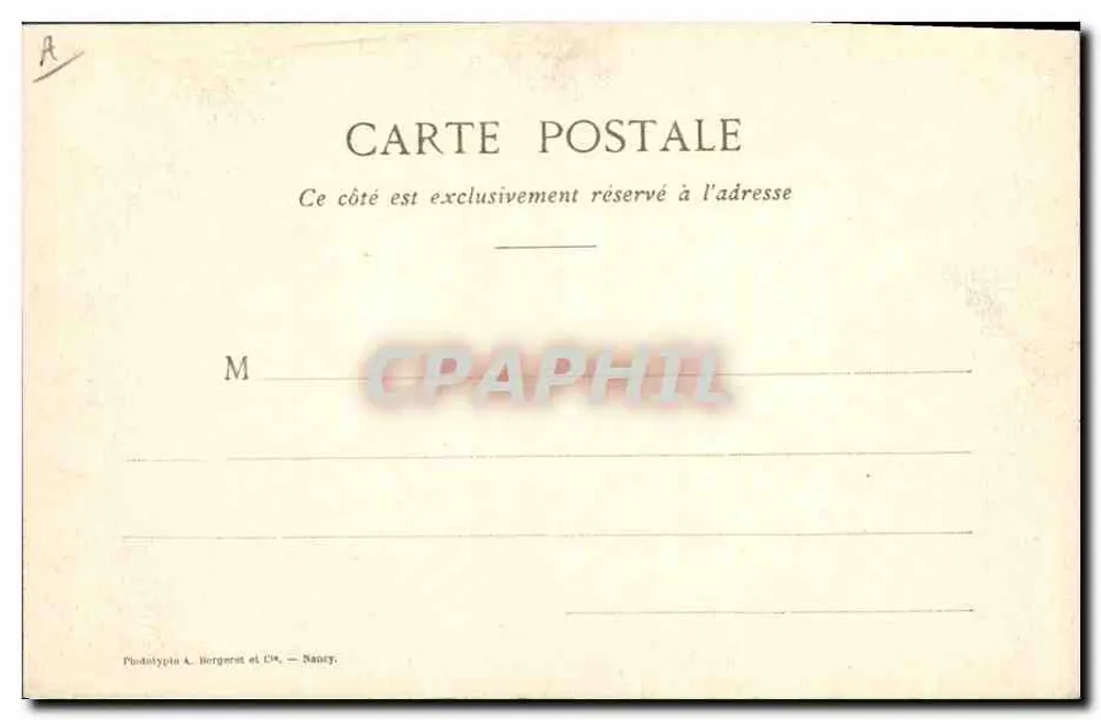 Mulher em traje de Chantilly — Chantilly — Photolypiu A. Bergérot e Cie, Nancy - Verso